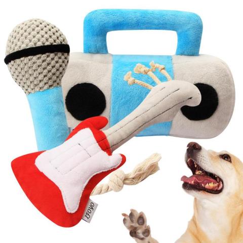 Wholesale Online Shopping Luxury Dog Teething Plush Dog Toy Made In China