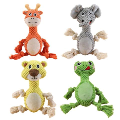 Wholesale For Online Shopping Interactive Pet Toys Plush Squeaky For Dog Sample Welcomed