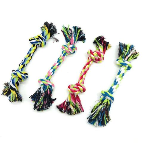 Double Bone Knot Cotton Rope Molar Dog Chew Toy