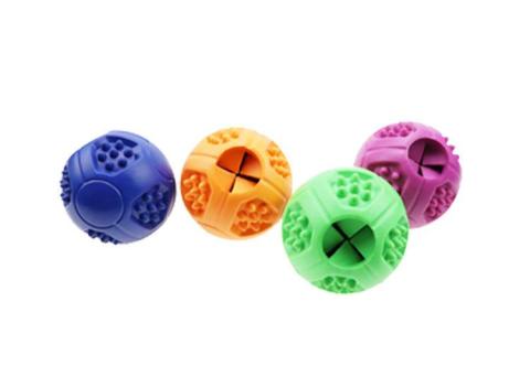 High Quality Wholesale Puzzle Drop Food Pet Toy Dog Rubber Ball