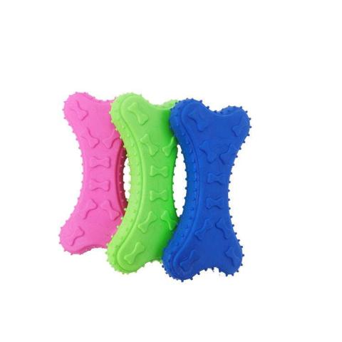 Rubber Molar Biscuits Style Funny Dog Teething Toy Toothbrush Chew Pet Toy