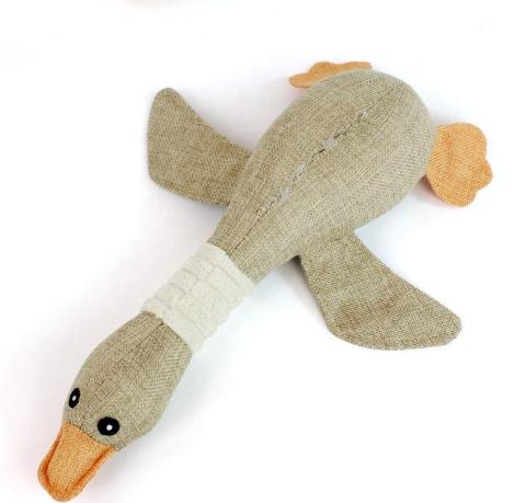 New Stuffed Duck Plush Duck Dogs Pet Chew Squeaky Toy