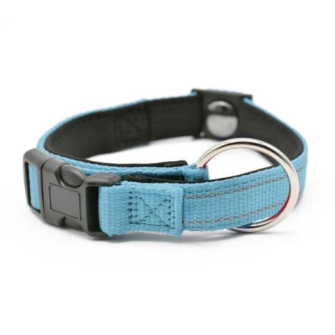 Heavy Duty Dog Nylon Collar With Buckle Adjustable Safety Reflective Collars For Dogs