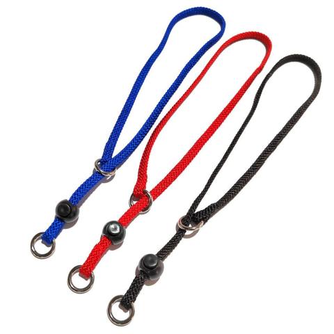 Wholesale Pet Collar Training Rope Control Chain Braided Fast Collar Ring Nylon Braided Rope Dog Collar