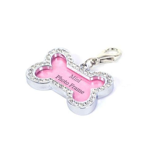 Hot Selling Exquisite Diamond-encrusted Dog Tag Anti-lost Information Card Handwritten Love Dog Pendant Pet Id Card