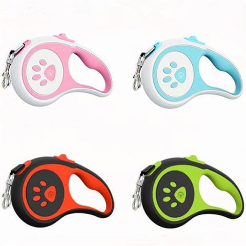 Pet Automatic Retractable Traction Rope Non-slip Coated Automatic Pet Traction Dog Leash