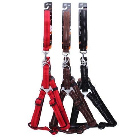 In Stock Nylon Pet Leash Back Card Package Wholesale Dog Harness Pet Supplier Pet Leash And Harness Set
