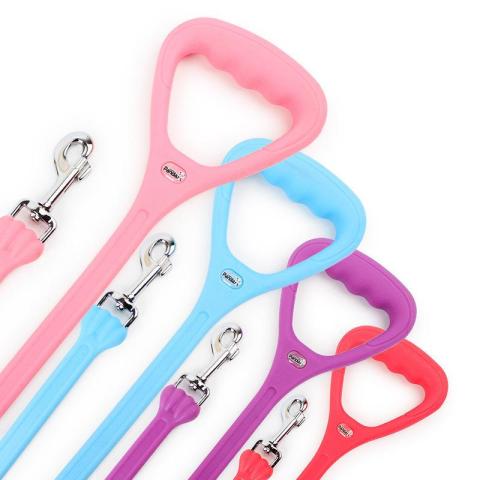 Pet Products Custom Label Soft Pet Accessories Silicone Dog Leash