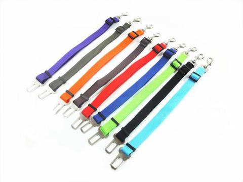 Multicolor Removable Adjustable Nylon Dog Safety Car Seat Belt