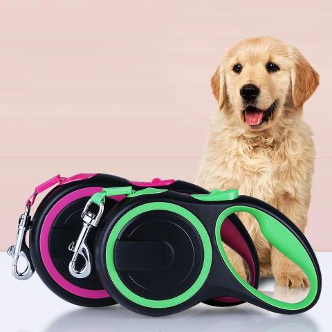 Hot Sale Pet Supplies Automatic Custom Logo Nylon Pet Retractable Dog Leash
