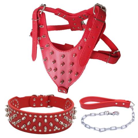 Factory Best Selling Strong Hot Sale Firm Dog Harness Spiked