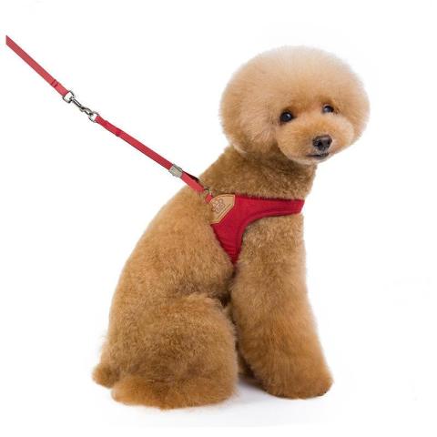 Custom Logo Nylon Pet Dog Leash And Dog Harness Set With Wholesale Price