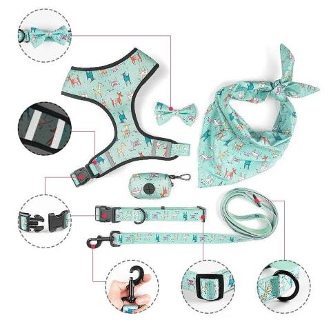 Six Piece Set Wholesale Dog Harness Set Custom From Dog Harness Manufacturers For Distributor Opportunities