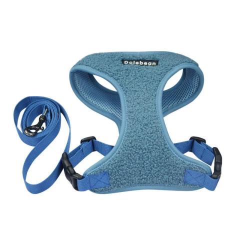 Luxury Harness Soft Mesh Puppy Harness Adjustable Cat Vest Leash Harness Set For Walking Cat And Small Dog
