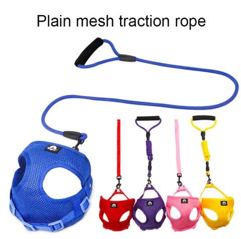 Wholesale Custom Soft Mesh Nylon Strap Dog Leash Pet Dog Harness