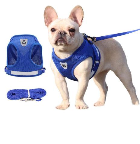 Wholesale Custom Soft Breathable Mesh Reflective Strips Pet Harness