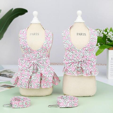 Hot Sale Kite Knot Cute Dress High Quality Dog Clothes Custom Fashion Pet Harness