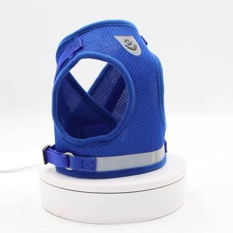 Pet Supplies Wholesale Breathable Custom Mesh Nylon Solid Pet Reflective Dog Harness