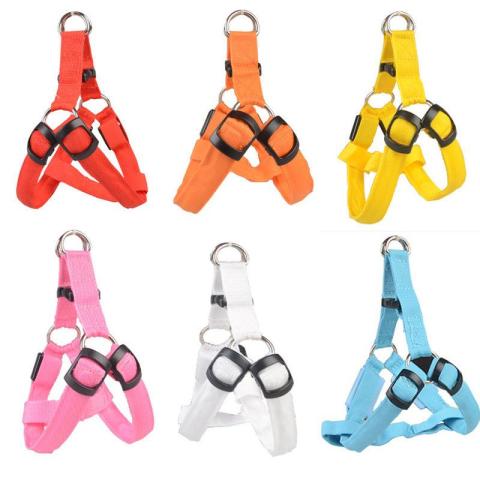 Wholesale Adjustable Custom Rechargeable Colorful Led Dog Harness