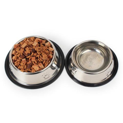 Customized Pet Water Feeder Dog Bowl Stainless Steel Dog Bowl