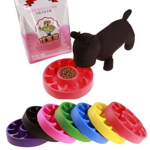 Wholesale Plastic Custom Food Slow Eat Pet Feeder Dog Bowl For Outdoor