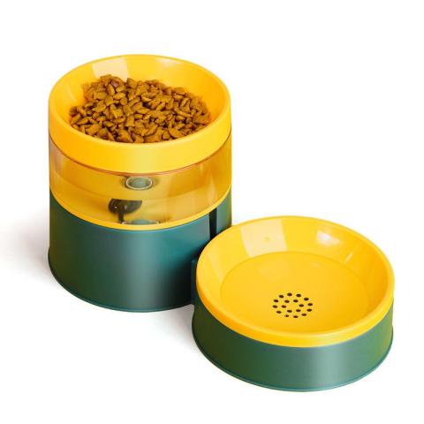 Multicolor Separated Siphon Cat Water Pet Bowls Feeders Dog Feeder Eating Pet Bowl
