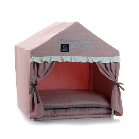 Luxury Cat Princess Indoor Tent House Pet Dog Cute Cave Nest Bed Portable Pet Tents Dog House