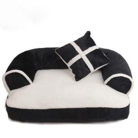 Luxury Pet Dog Beds For Small Medium Large Dogs And Cats L Chaise Design Semi Enclosed Lounge Bed