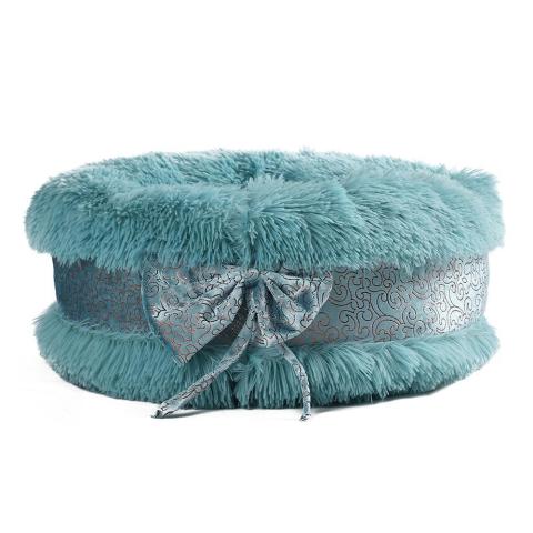 Wholesale Modern High Quality Cat Dog Bed Soft Plush Round Bed For Little Dogs