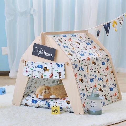 Hot Selling High Quality Wholesale Washable Carton Pop Up Pet Tent