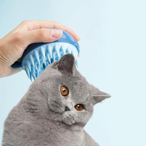 Multifunctional Wholesale Custom Universal Dog Cat Bath Brush Cat Bathing Dog Wash Pet Bath Brush