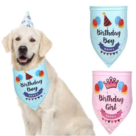 Big Dog Nice Type Plain Custom Print Logo Dog Birthday Pet Bandana