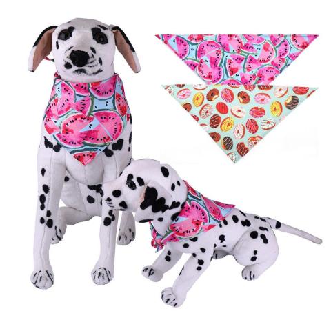 Fashion Design Pet Wholesale Custom Logo Printed Dog Bandana