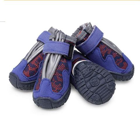 Soft Bottom Cool Reflective Mesh Sports Dog Shoes For Small Medium And Large Dog