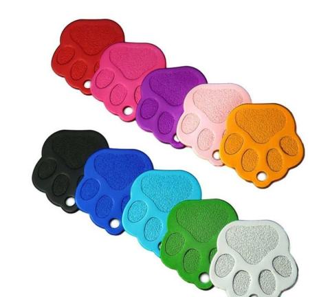 Wholesale Metal Pet Jewelry Listings Trendy High Brand Diy Name Tag Dog Paw Pet Tag