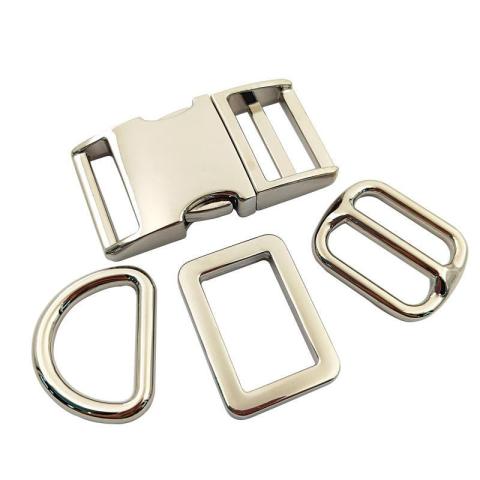 Wholesale Silver Metal Release Dog Collar Hardware Buckle