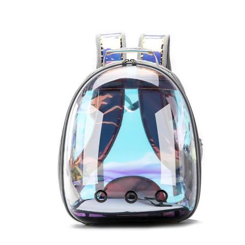 2022 New Laser Transparent Space Capsule Pet Carrier Backpack Bag For Travel Airline Approved