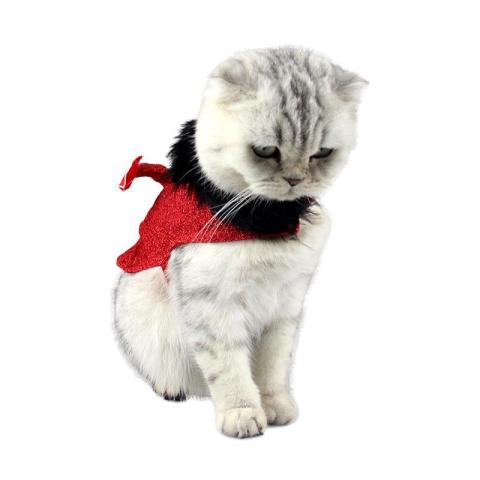Christmas Costumes Keep Warm Halloween Glitter Imp Tail Cape Cat Party Clothes
