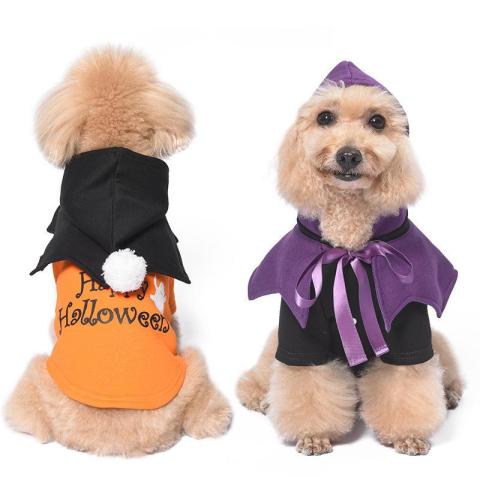 New Halloween Pumpkin Designer Winter Dog Coat Christmas Clothes For Dogs