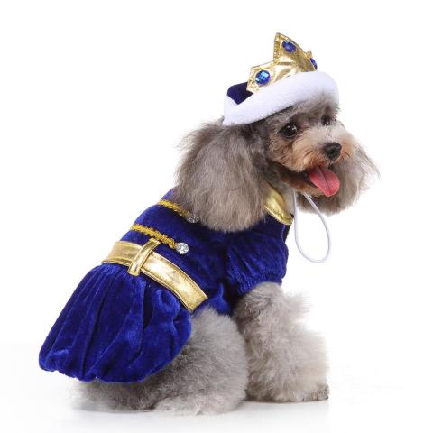 Fashion Trend Aristocratic Prince Temperament Dog Costume For Halloween