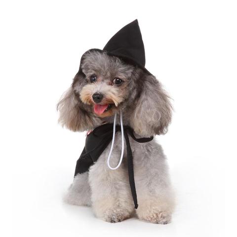 Black Wizard Costume For Dogs With Pirates Of The Designs Is Popular In Europe And America Pet Costume Halloween