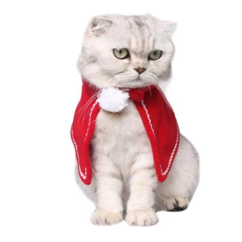 Costumes Pet Cat Cloaks Mantle Small Christmas Cosplay Cat Coat