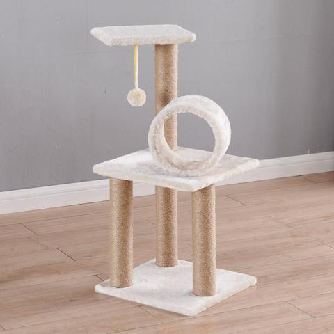 Customized Sisal Cat Tree Tower House Cats Climbing Frame Scratcher Cardboard Scratching Post For Cat