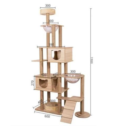 Manufacturer Design Oem Wholesale Cat Tree Cat Scratch Pillar Toys Furnitures