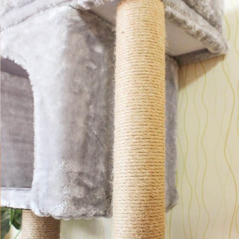 The Most Popular Cat Climbing Frame Customized Wood Cat Tree Grey Tree Climbing Cat Climbing Frame