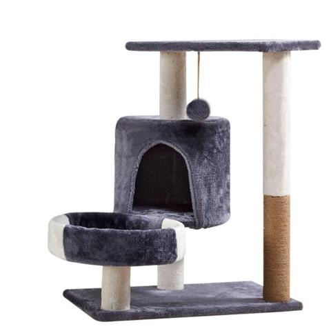 Multi Level Cat Tree Condo House Furniture Scratch Posts For Cat Tower Jumping Toys With Wood Kitten Playing Tower