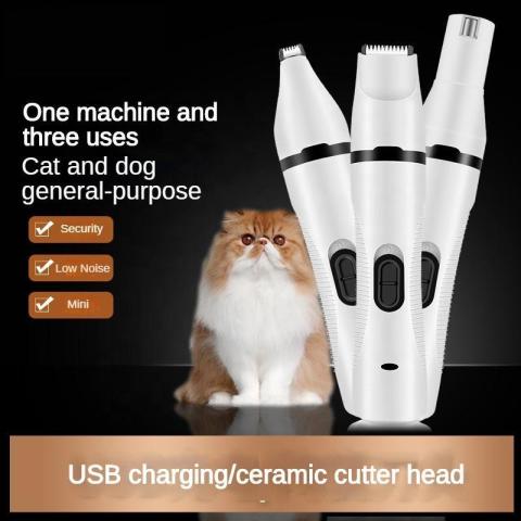 Usb Charging Pet Quiet Cat Paws Nail Grooming Trimmer Tool Nail Clippers Dog Nail Grinder Rechargeable
