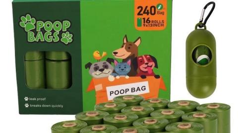Hot Selling Eco Friendly High Quality Custom Logo Printed Biodegradable Doggie Waste Bags For Dogs Wholesale Pet Dog Poop Bag