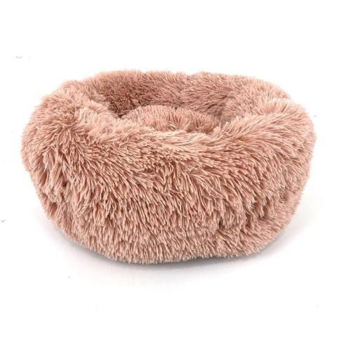 Cute Dog Bed Mat Warm Fluffy Dog Bed Memory Chew Pink Dog Bed