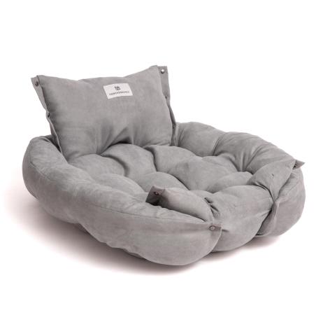 Customized Calming Fluffy Plush Pet Dog Bed Orthopedic Dog Bed With Raised Rim Do Dog Bed